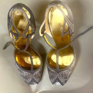 Dolce & Gabbana snakeskin heels